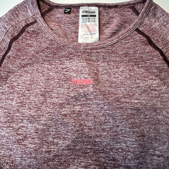 Gymshark Seamless Flex Purple Long Sleeve Crop Top Size XS - Picture 3 of 7